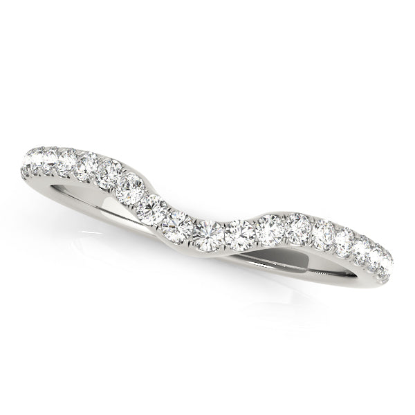 Curved Diamond Wedding Band · 0.25 ct tw