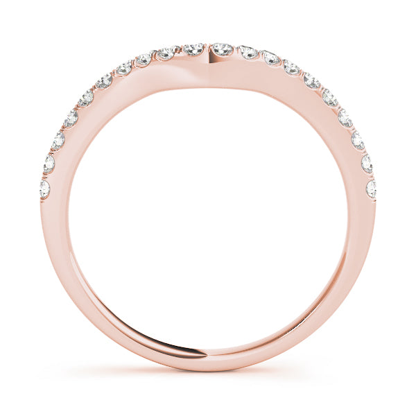 Curved Diamond Wedding Band · 0.25 ct tw