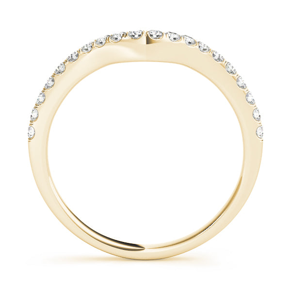 Curved Diamond Wedding Band · 0.25 ct tw
