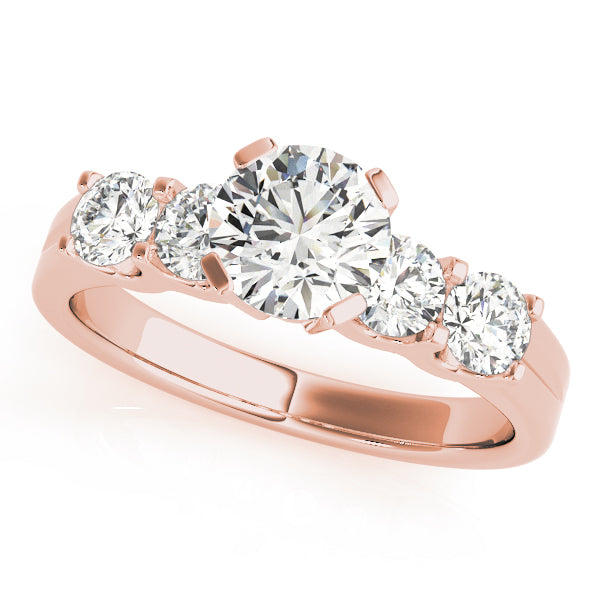 Round Single Row Prong Set Diamond Engagement Ring · 1.98 ct tw