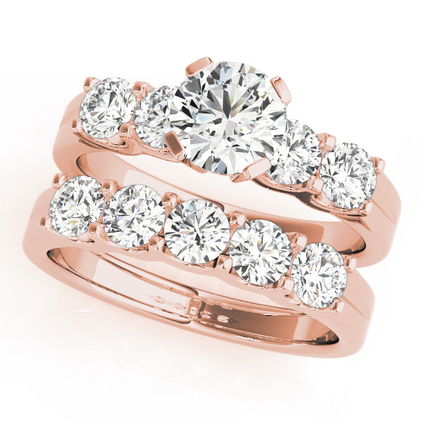Round Single Row Prong Set Diamond Engagement Ring · 1.98 ct tw