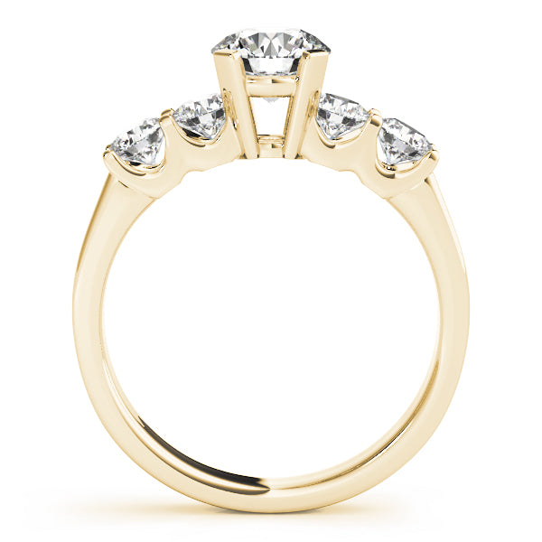 Round Single Row Prong Set Diamond Engagement Ring · 1.48 ct tw