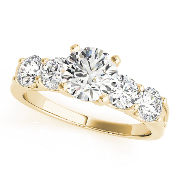 Round Single Row Prong Set Diamond Engagement Ring · 2.25 ct tw