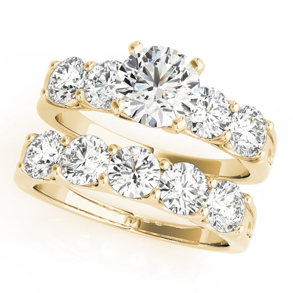 Round Single Row Prong Set Diamond Engagement Ring · 2.25 ct tw