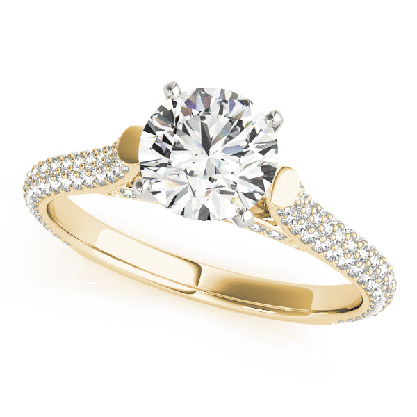 Single Row Prong Set Diamond Engagement Ring · 0.44 ct tw
