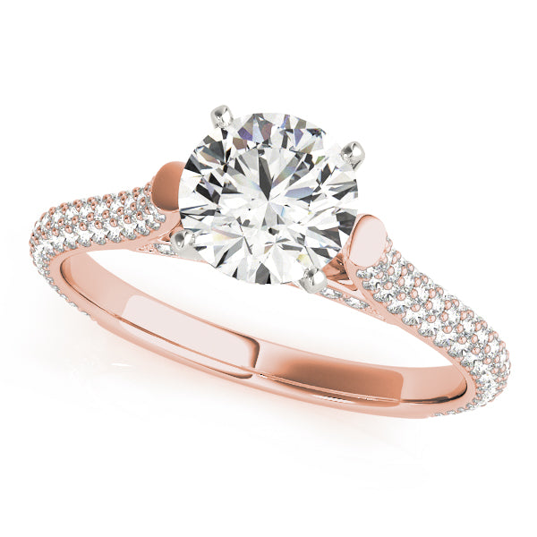 Single Row Prong Set Diamond Engagement Ring · 0.44 ct tw