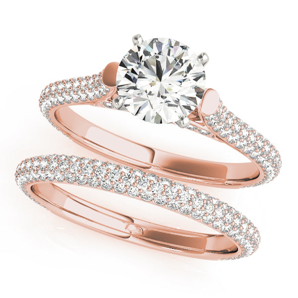 Single Row Prong Set Diamond Engagement Ring · 0.44 ct tw