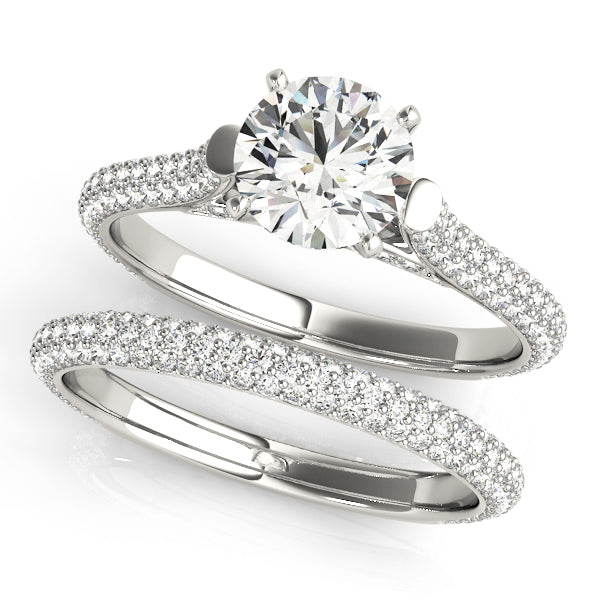 Single Row Prong Set Diamond Engagement Ring · 0.44 ct tw