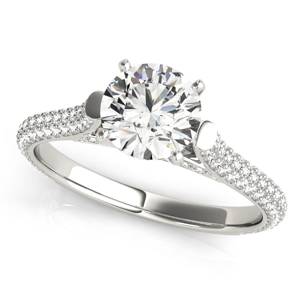 Single Row Prong Set Diamond Engagement Ring · 0.52 ct tw