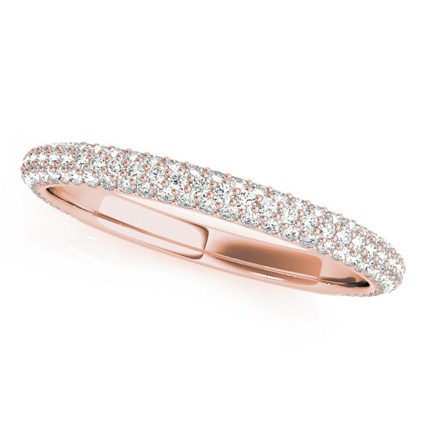 Pave Diamond Wedding Band · 0.43 ct tw