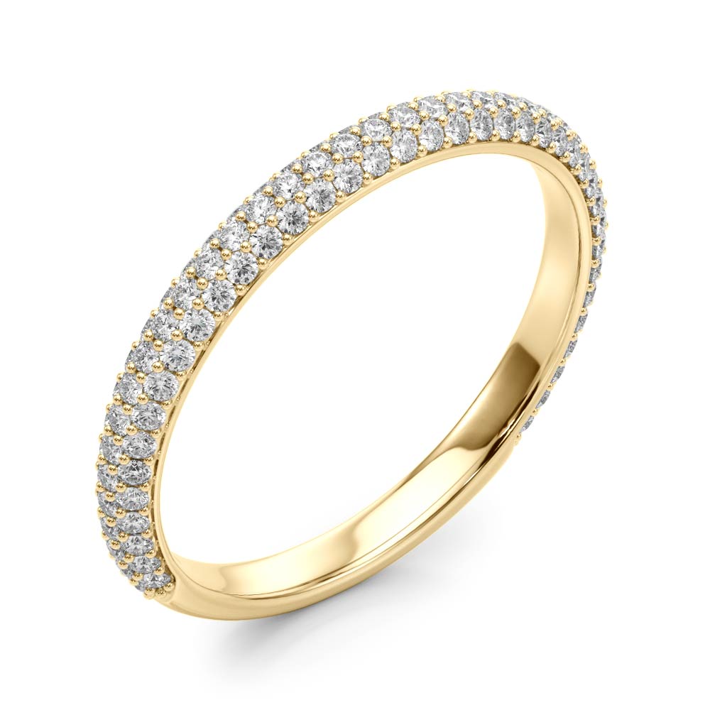 Pave Diamond Wedding Band · 0.54 ct tw