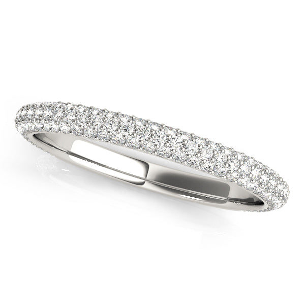 Pave Diamond Wedding Band · 0.43 ct tw