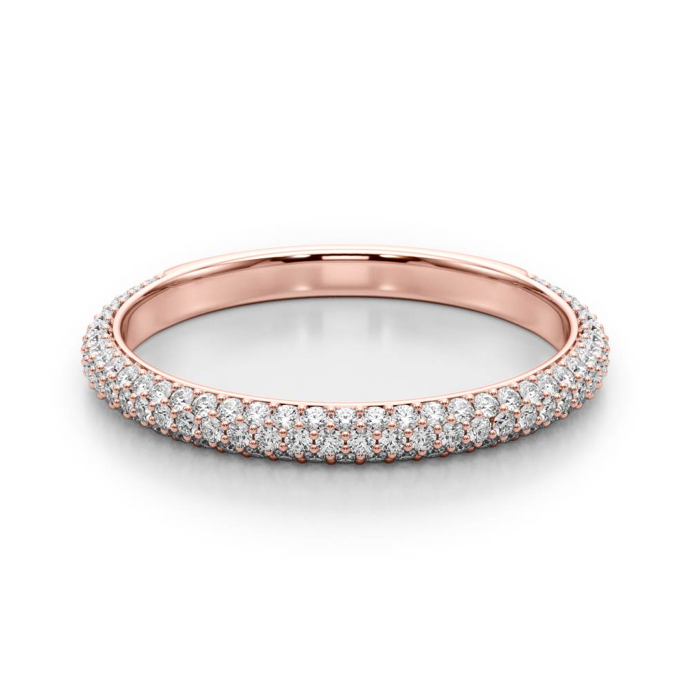 Pave Diamond Wedding Band · 0.43 ct tw