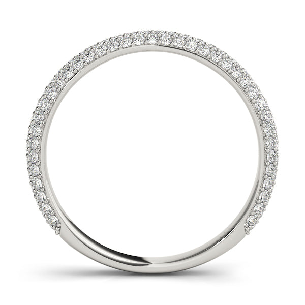 Pave Diamond Wedding Band · 0.54 ct tw