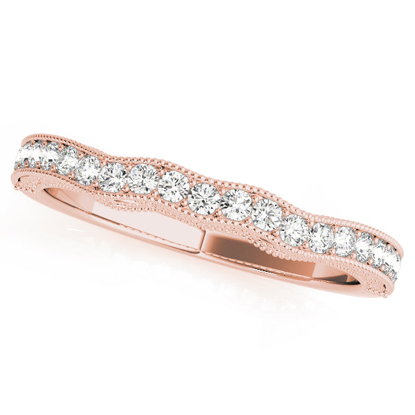 Curved Diamond Wedding Band · 0.21 ct tw