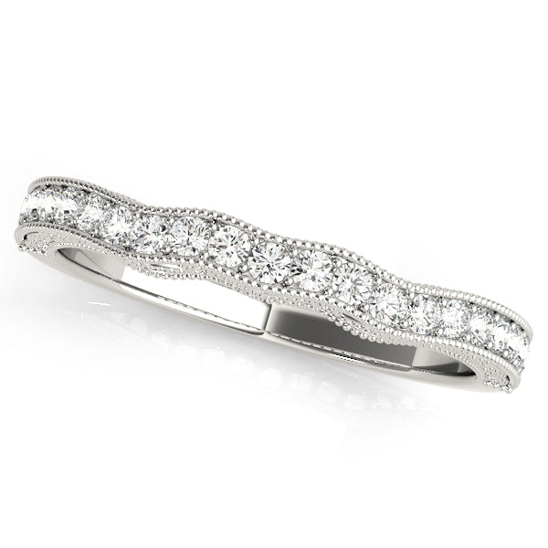 Curved Diamond Wedding Band · 0.21 ct tw