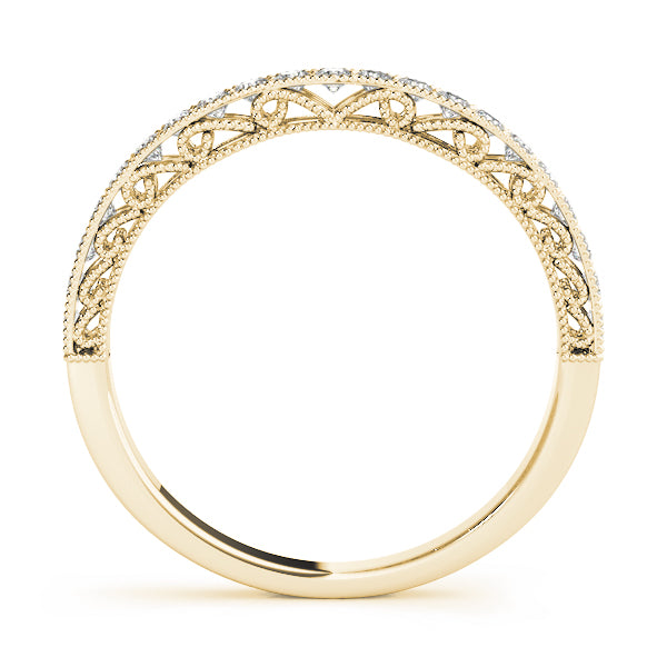 Curved Diamond Wedding Band · 0.21 ct tw