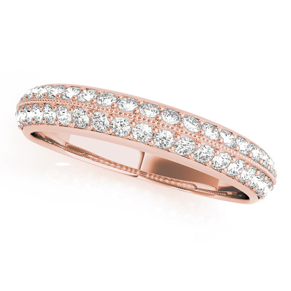 Pave Diamond Wedding Band · 0.38 ct tw