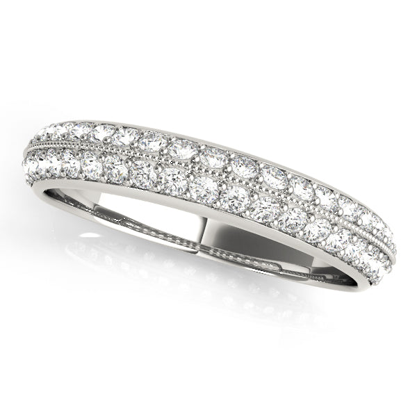 Pave Diamond Wedding Band · 0.38 ct tw