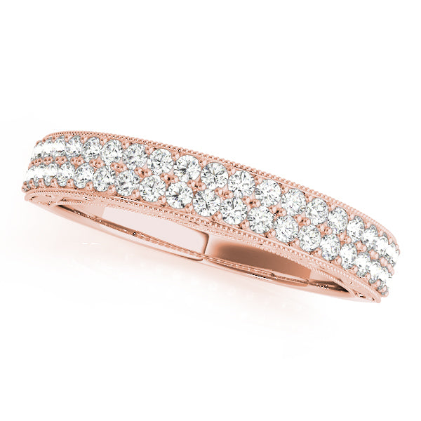Pave Diamond Wedding Band · 0.42 ct tw