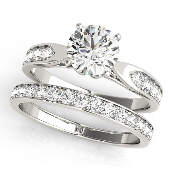 Single Row Prong Set Diamond Engagement Ring · 0.24 ct tw