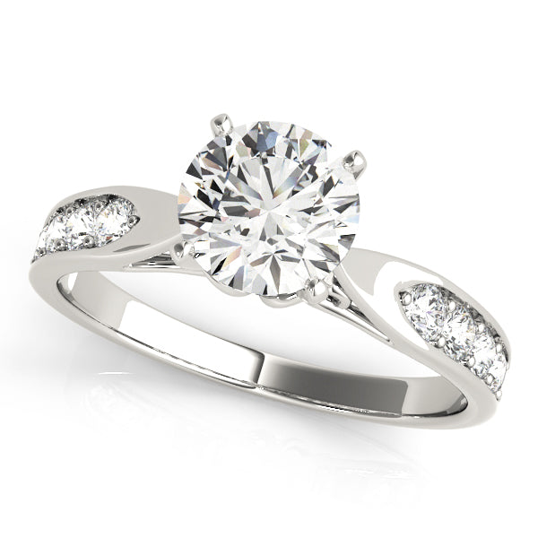 Single Row Prong Set Diamond Engagement Ring · 0.24 ct tw