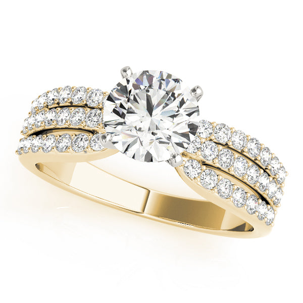 Multi-Row Diamond Engagement Ring · 0.44 ct tw