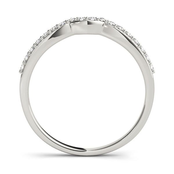 Curved Diamond Wedding Band · 0.18 ct tw