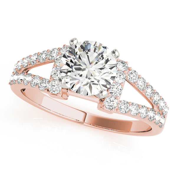 Multi-Row Diamond Engagement Ring · 0.32 ct tw