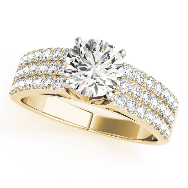 Multi-Row Diamond Engagement Ring · 0.42 ct tw