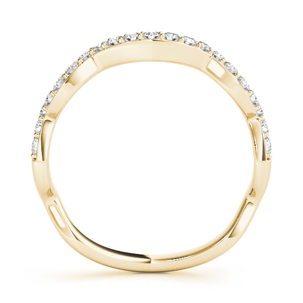 Curved Diamond Wedding Band · 0.21 ct tw
