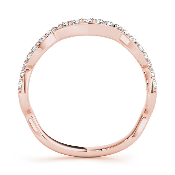 Curved Diamond Wedding Band · 0.21 ct tw