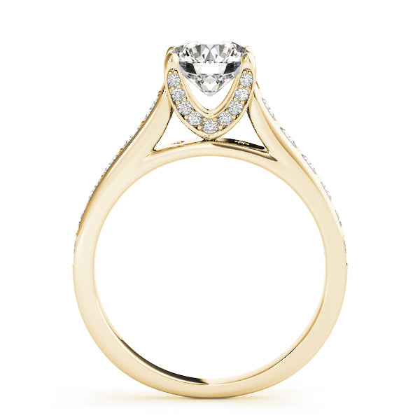 Round Single Row Prong Set Diamond Engagement Ring · 1.34 ct tw