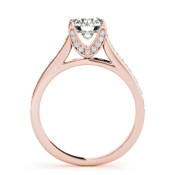Round Single Row Prong Set Diamond Engagement Ring · 1.34 ct tw