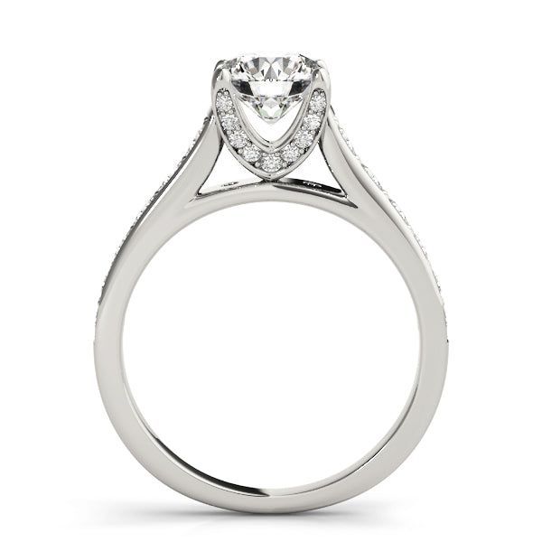 Round Single Row Prong Set Diamond Engagement Ring · 1.34 ct tw