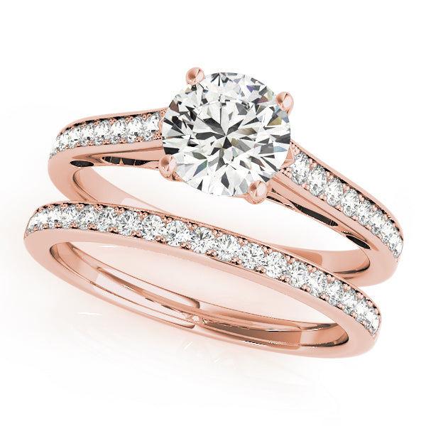 Round Single Row Prong Set Diamond Engagement Ring · 1.19 ct tw
