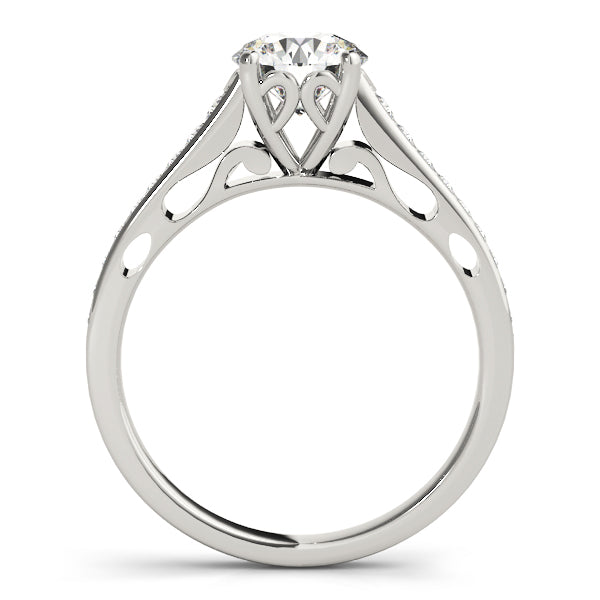 Round Single Row Prong Set Diamond Engagement Ring · 1.19 ct tw