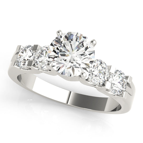 Single Row Prong Set Diamond Engagement Ring · 1.00 ct tw