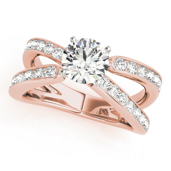 Multi-Row Diamond Engagement Ring · 0.82 ct tw