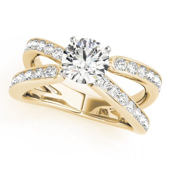 Multi-Row Diamond Engagement Ring · 0.82 ct tw