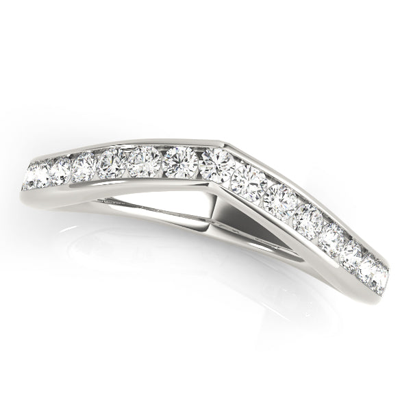 Curved Diamond Wedding Band · 0.47 ct tw
