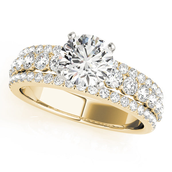 Multi-Row Diamond Engagement Ring · 0.86 ct tw