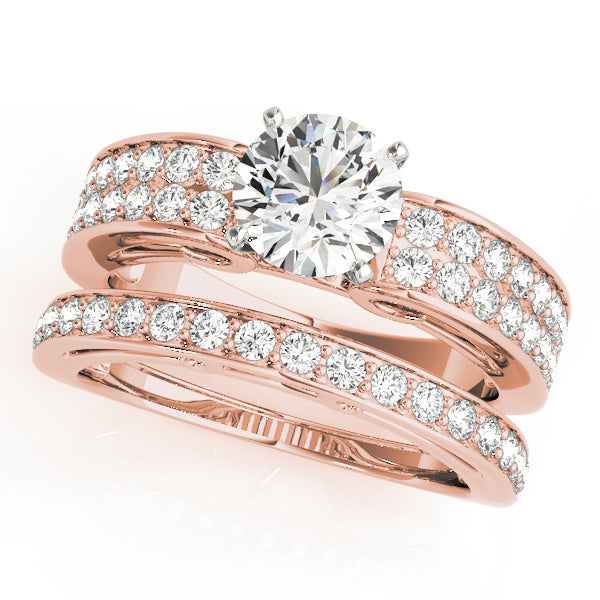 Multi-Row Diamond Engagement Ring · 0.40 ct tw