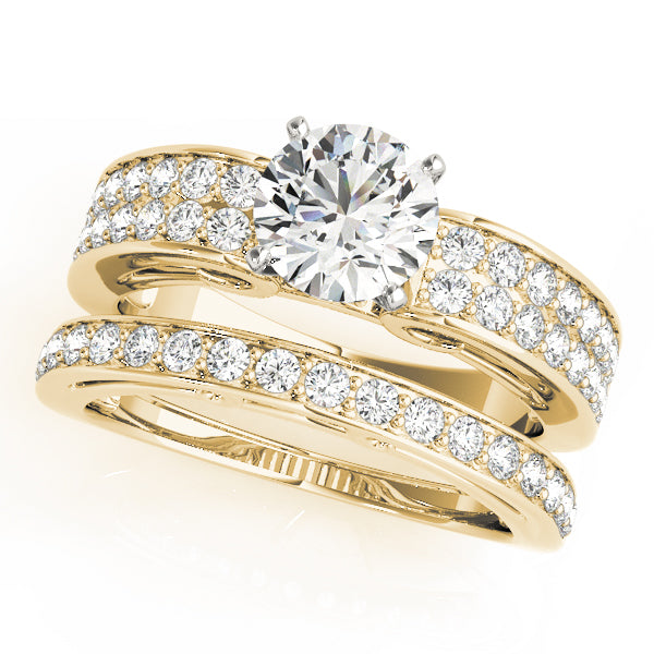 Multi-Row Diamond Engagement Ring · 0.40 ct tw