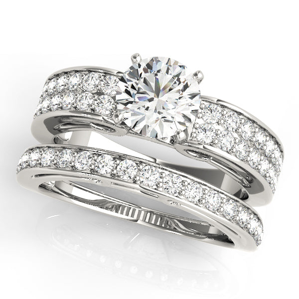 Multi-Row Diamond Engagement Ring · 0.40 ct tw