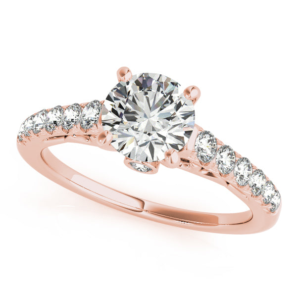 Single Row Prong Set Diamond Engagement Ring · 0.39 ct tw
