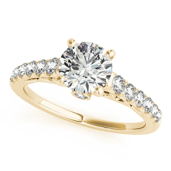 Single Row Prong Set Diamond Engagement Ring · 0.39 ct tw