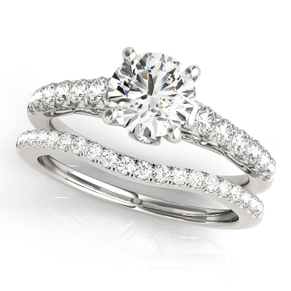 Single Row Prong Set Diamond Engagement Ring · 0.39 ct tw