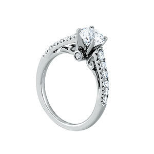Single Row Prong Set Diamond Engagement Ring · 0.39 ct tw