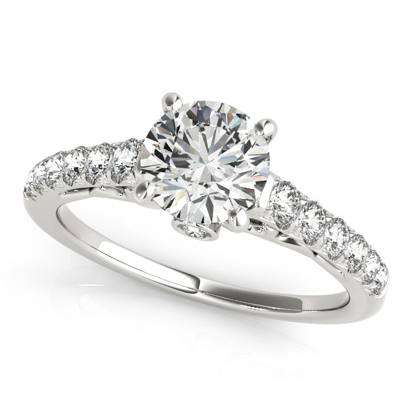 Single Row Prong Set Diamond Engagement Ring · 0.39 ct tw